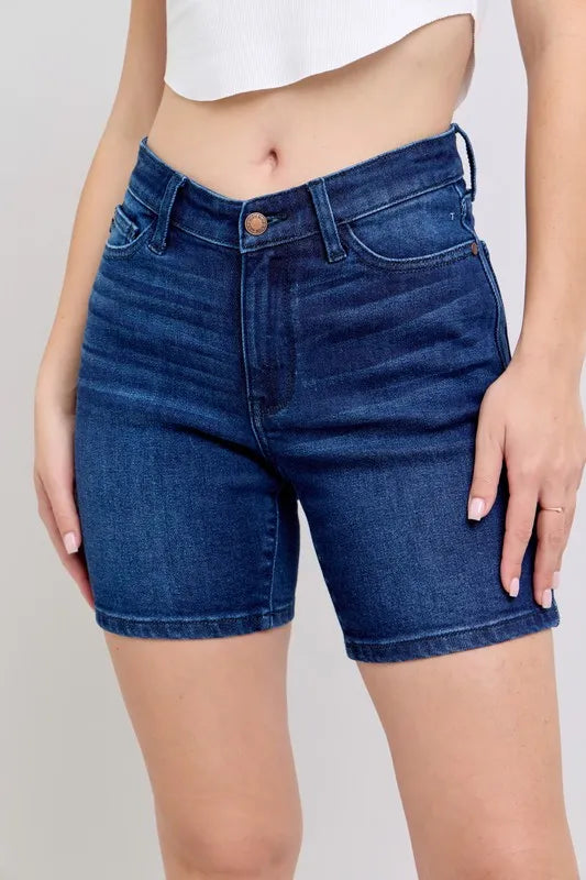 High Waist V-Front Bermuda