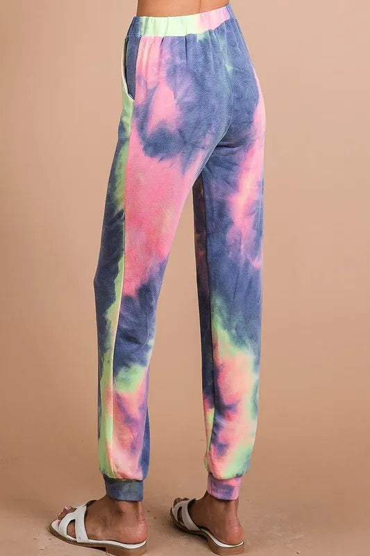 Tie Dye French Terry Casual Pants