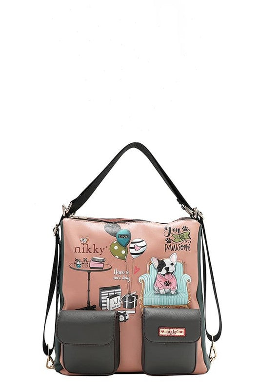 Multifunction Adjustable Strap Eco-Leather Backpack