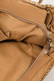 Square Braided Pattern Tote Bag