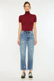 Timeless High Waist Slim Straight Jeans