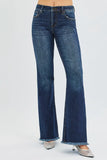 Full Length Figure-Flattering Mid Rise Flare Jeans