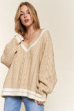 V-Neck Casual Sweater