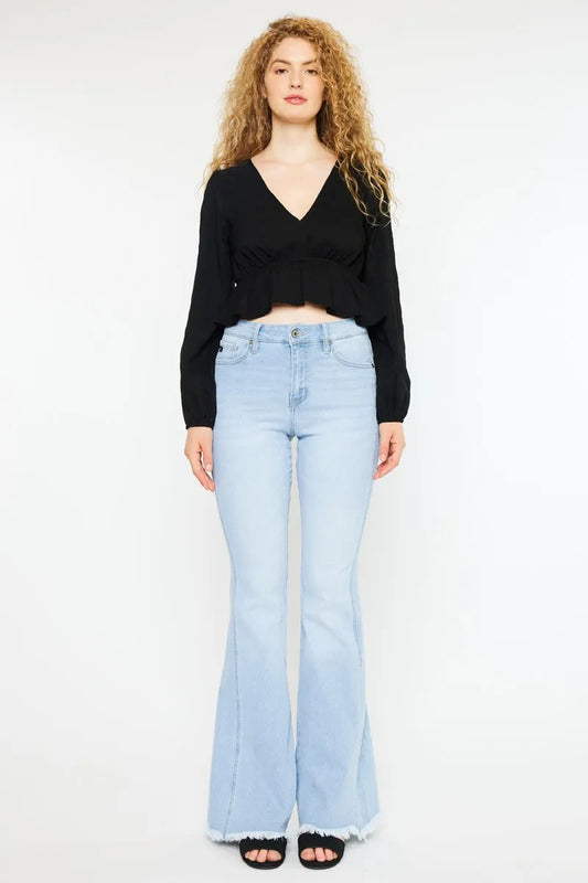 Elevated Curve-Flattering Flare Jeans