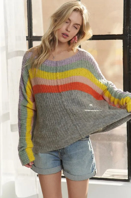 Multi Stripe Sweater