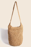 Intricate Braided Hobo Shoulder Bag