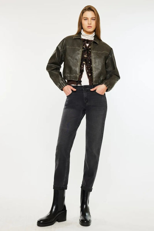 Modern Slim Boyfriend Cut Jeans