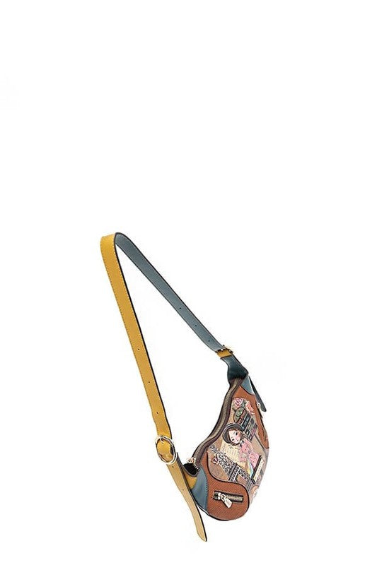 Eco-Leather Saddle Bag
