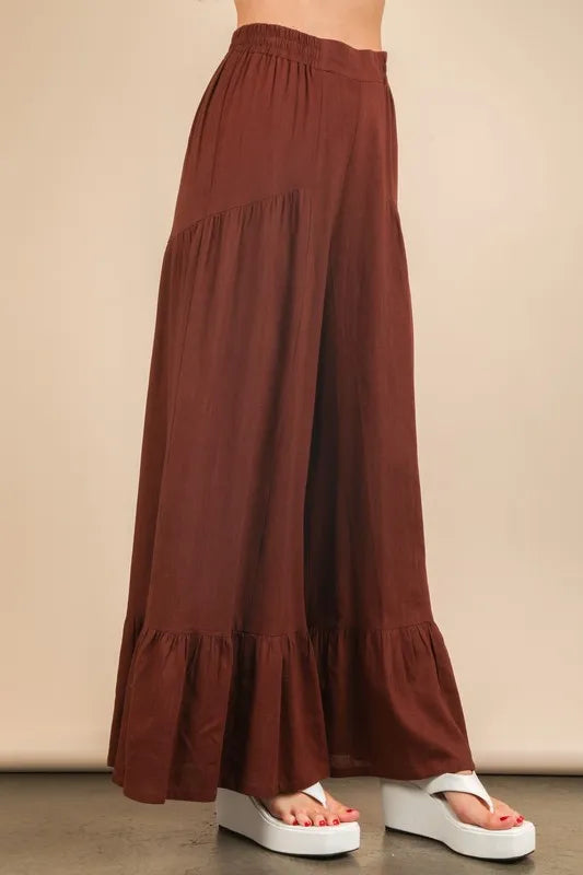 Palazzo Elastic Waist Comfy Pants