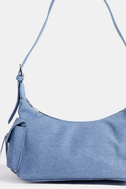 Chic Curve Double Pocket Handbag