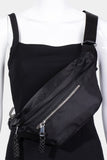 Nylon Crossbody Bag with Adjustable Strap