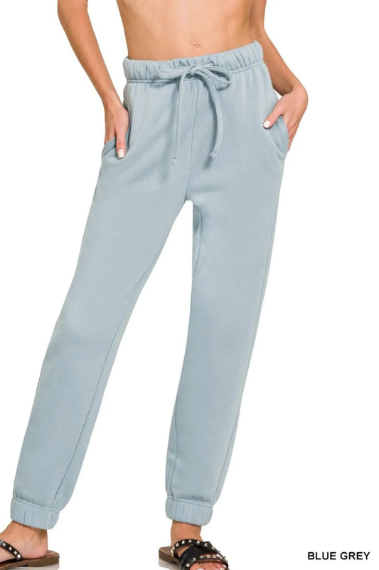Fleece Jogger Sweatpants With Pockets