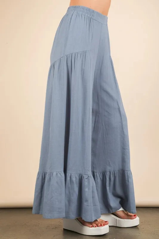 Palazzo Elastic Waist Comfy Pants