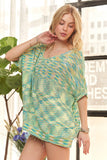 Multi Color Lightweight Sweater Top