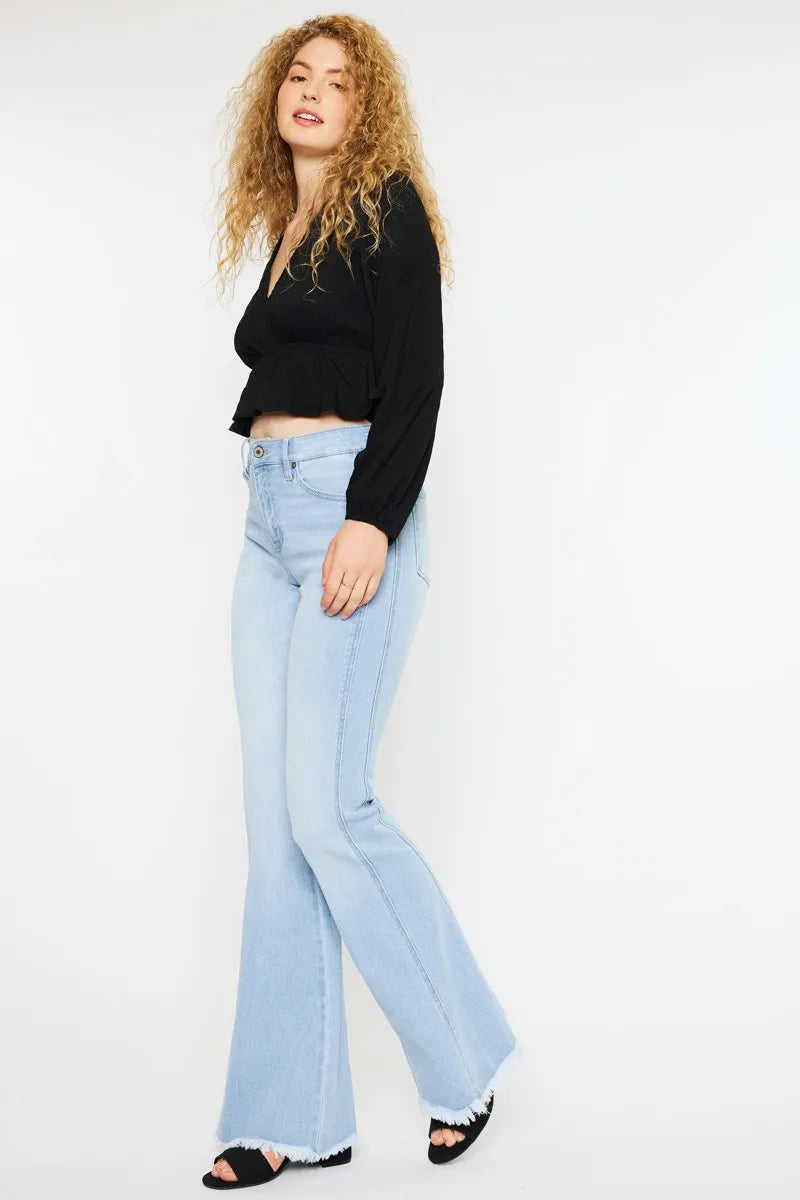 Elevated Curve-Flattering Flare Jeans