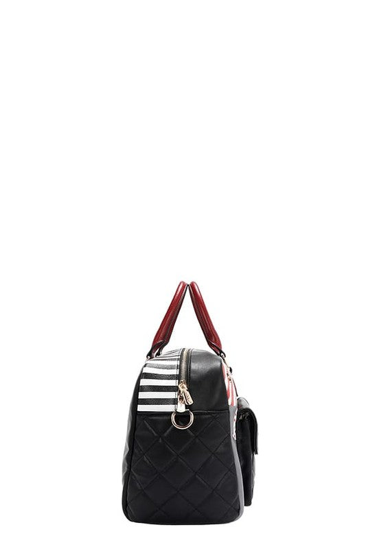 Eco-Leather Boston Bag