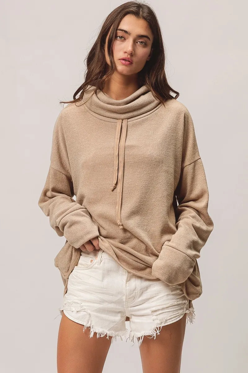 Solid Side Pocket Thumb Top
