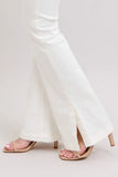 Full Size High Waist Side Slit Slim Bootcut Jeans