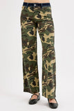 Military-Inspired Wide Leg Denim