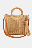 Convertible Tote Bag with Tassel