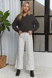 Cropped Hoodie Relaxed Sweater