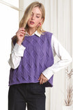 Lightweight Sweater Boxy Vest Top