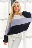 Color Block Comfy Sweater