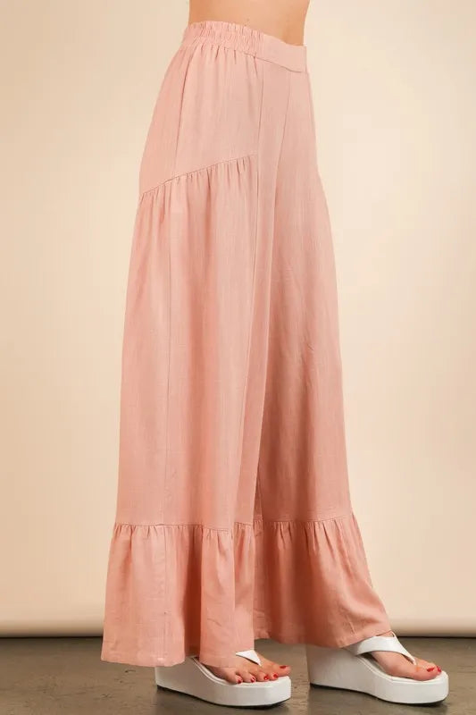 Palazzo Elastic Waist Comfy Pants