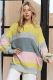 Stripe Round Neck Sweater