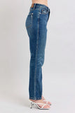 Full Size High-Rise Rigid Straight Leg Magic Denim Jeans