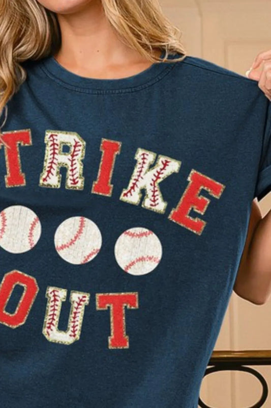 Vintage Baseball Graphic Short Sleeve Tee