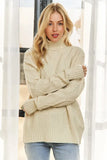 Braid Diamond Pattern Sweater
