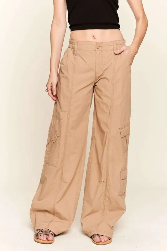 Low Rise Casual Cargo Pants