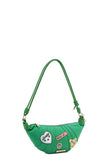 Color Patch Croissant Bag