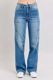 Full Size High Waist 90's Straight Jeans Plus Size