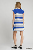 French Terry Nautical Striped Mini Dress