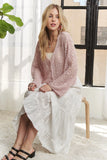 Long Sleeves Crochet Sweater Top