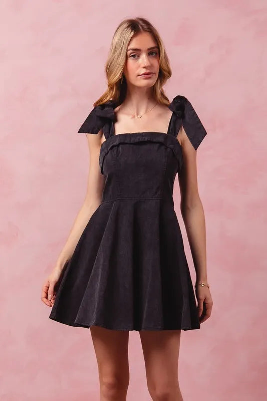 Fit and Flare Washed Gameday Dress