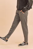 Elastic Waist Joggers with Pockets