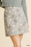 Starry Animal Skirt with Zipper Closure
