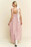 Smocked Sleeveless Maxi Cami Dress