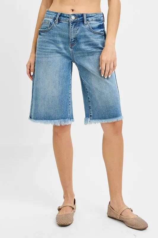 Tummy Control Mid Rise Fit Bermuda