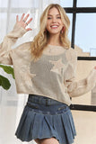 Full Size Lightweight Loose Knit Sweater