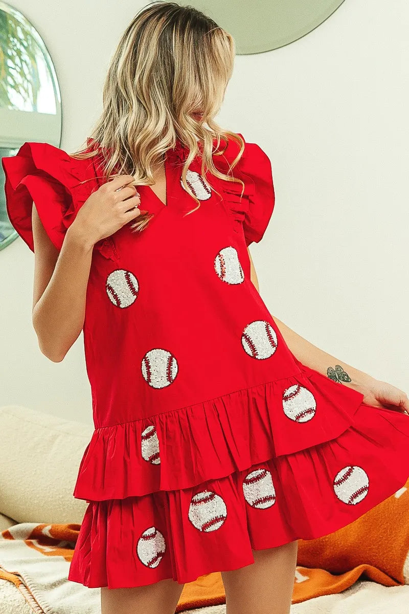 ns Baseball Patch Gameday Dress