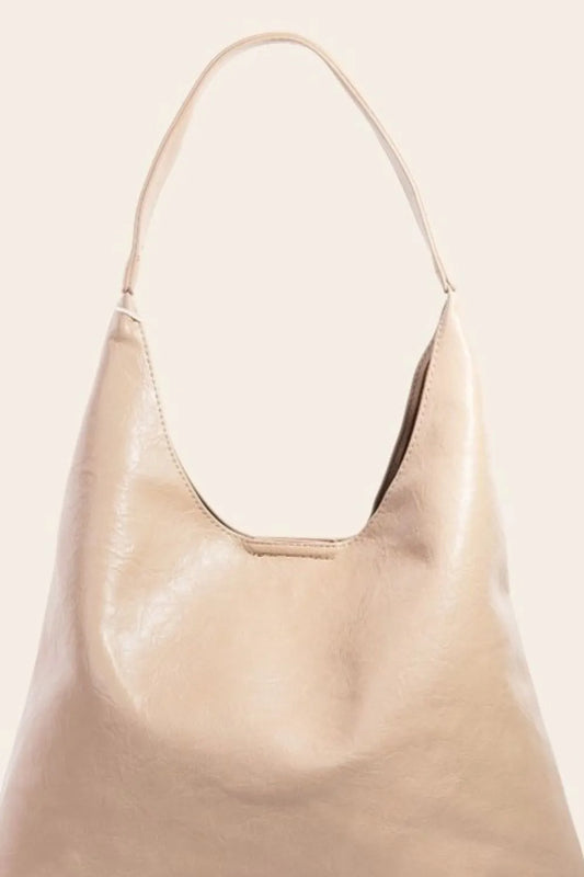 Faux Leather Tote Bag