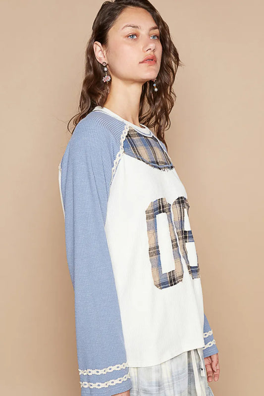 Vintage Raglan Sleeve Baseball Tee Number 08