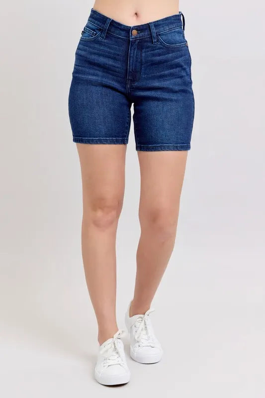 High Waist V-Front Bermuda