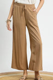 Wide Leg Drawstring Pants