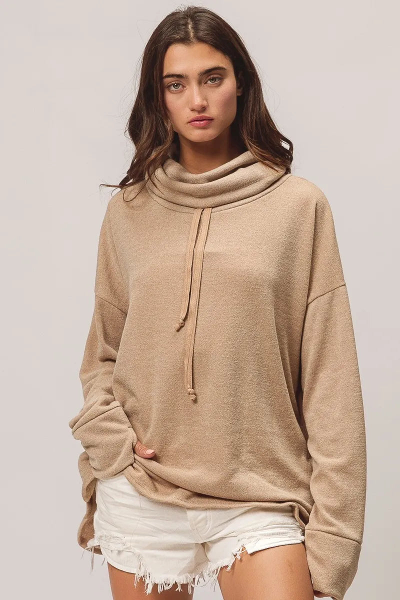 Solid Side Pocket Thumb Top