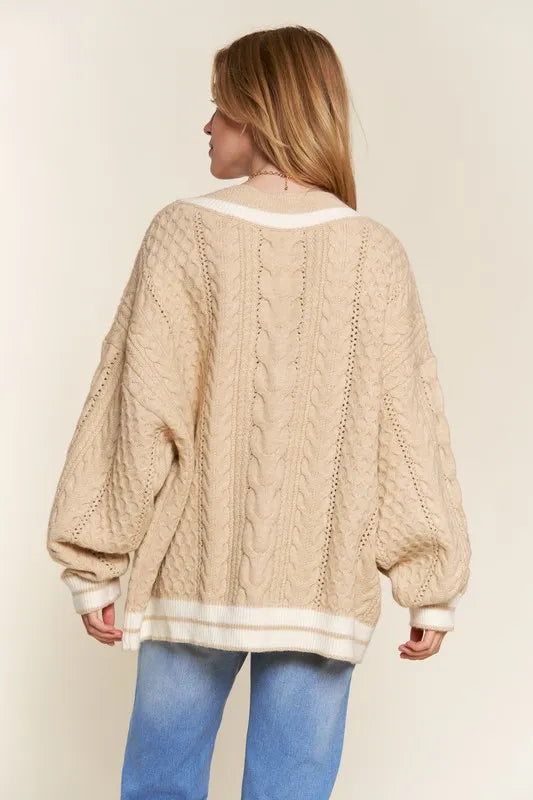 V-Neck Casual Sweater